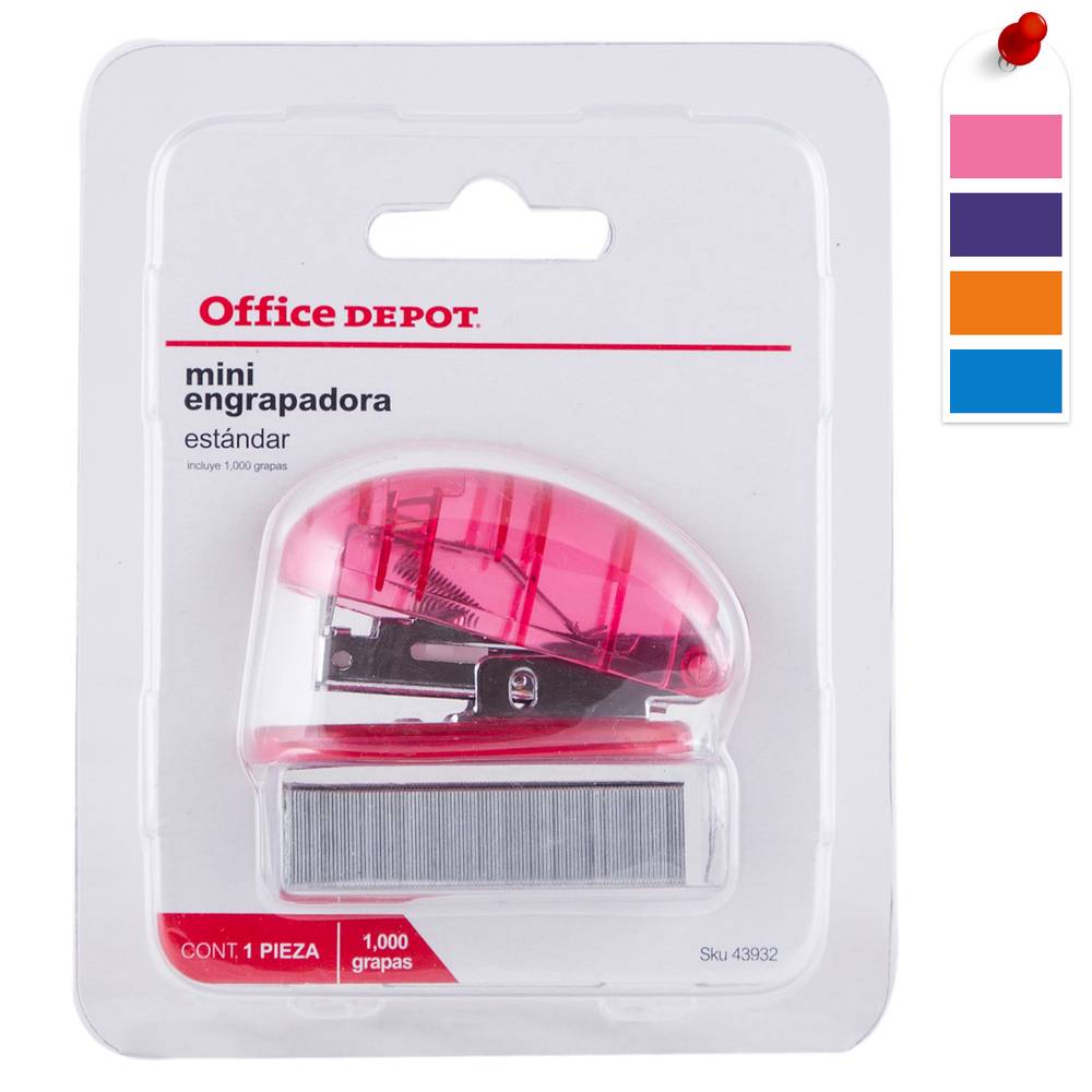 Office depot mini engrapadora estándar (blister 1 pieza)