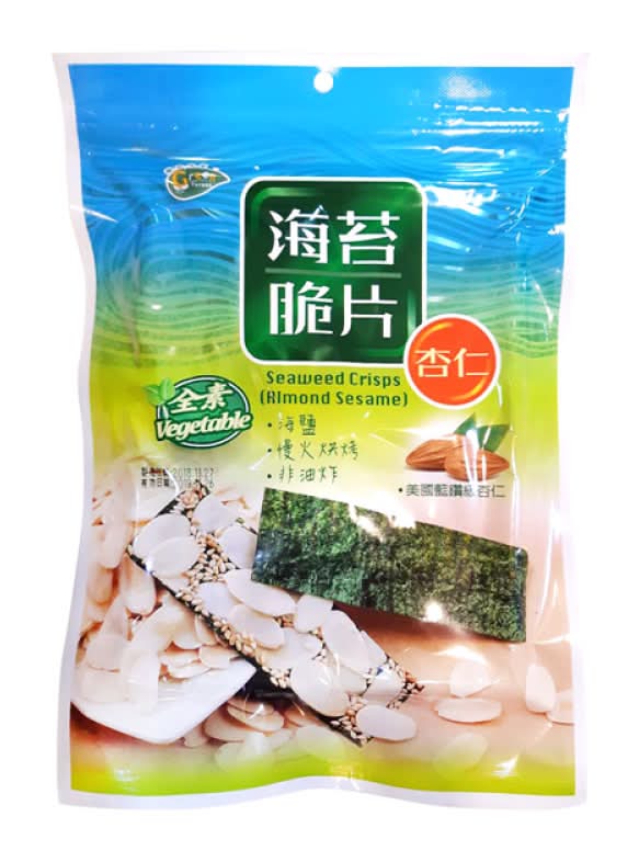 綠色未來-海苔脆片(杏仁)(32g/包)