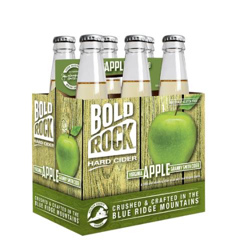 Bold Rock Hard Cider Virginia Apple 6 Pack 12oz Bottle