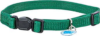 Play On Cat Dark Green Adjustable Collar