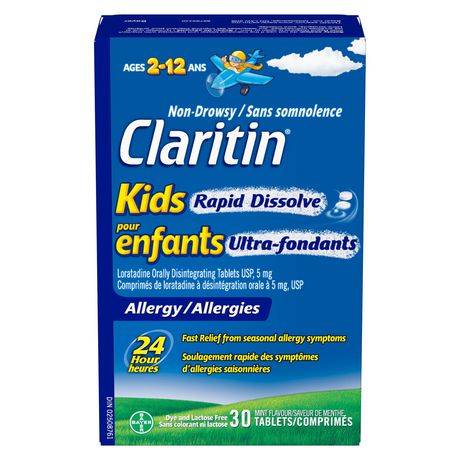 Claritin Kids Rapid Dissolve Allergy Medication Tablets (mint)