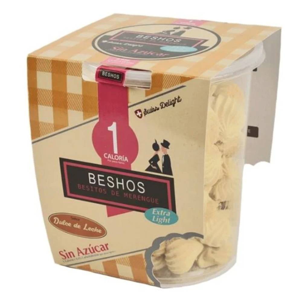 Beshos besitos de merengue sin azúcar (pote 45 g)