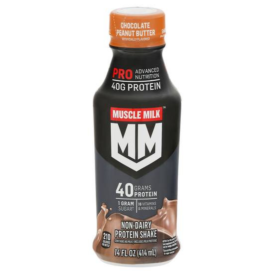 Muscle Milk Non-Dairy Chocolate Peanut Butter Protein Shake (14 fl oz)