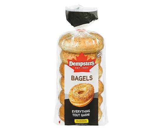 DEMPSTER'S EVERYTHING BAGELS 6 PK