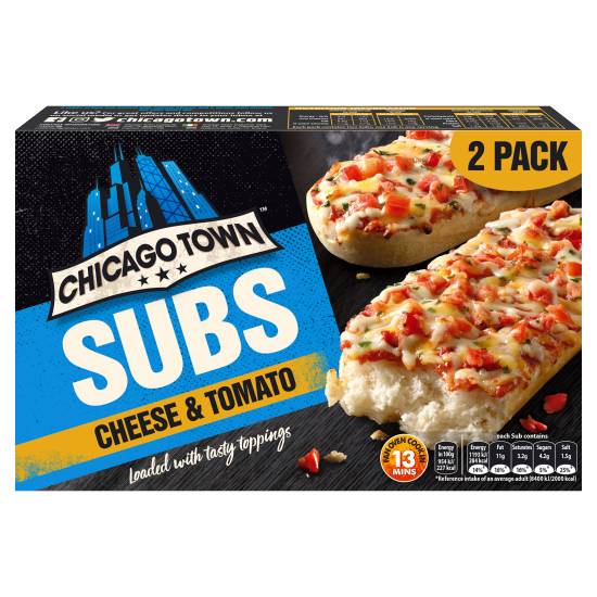 Chicago Town Cheese & Tomato Pizza Subs (2 ct)