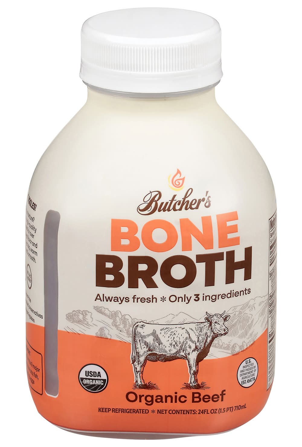 Butcher's Bone Broth, Beef (24 fl oz)