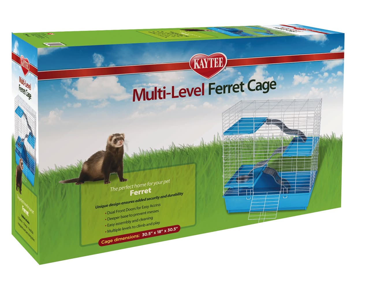 Kaytee Multi Level Ferret Home, 30.5''L X 18''w X 30.5''h