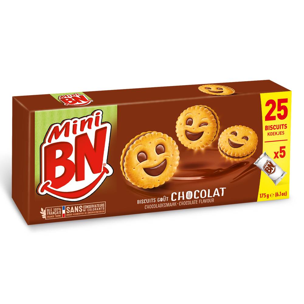 BN - Biscuits mini goût chocolat (175g)