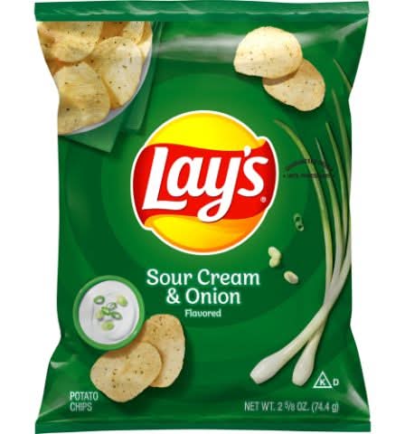 Lay's Sour Cream & Onion 2.625oz
