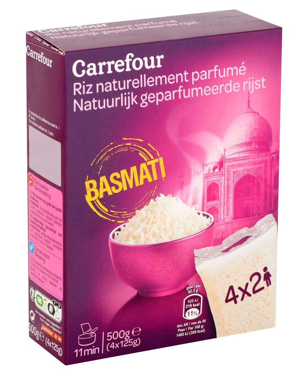 Carrefour Basmati Riz Naturellement Parfumé 4 x 125 g