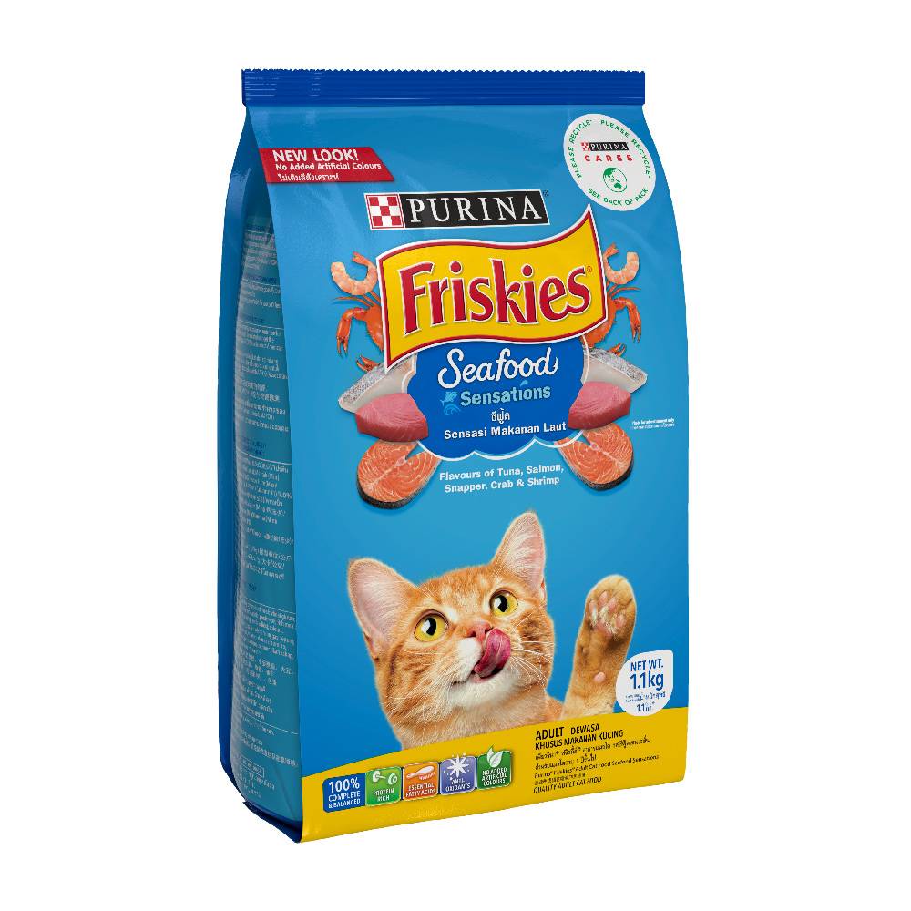 Friskies喜躍成貓乾糧 海洋魚總匯1kg <1.1Kg公斤 x 1 x 1Bag袋>