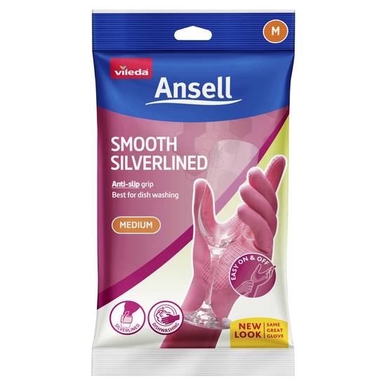 Ansell Pink Silverlined Gloves Size 8 1 pack