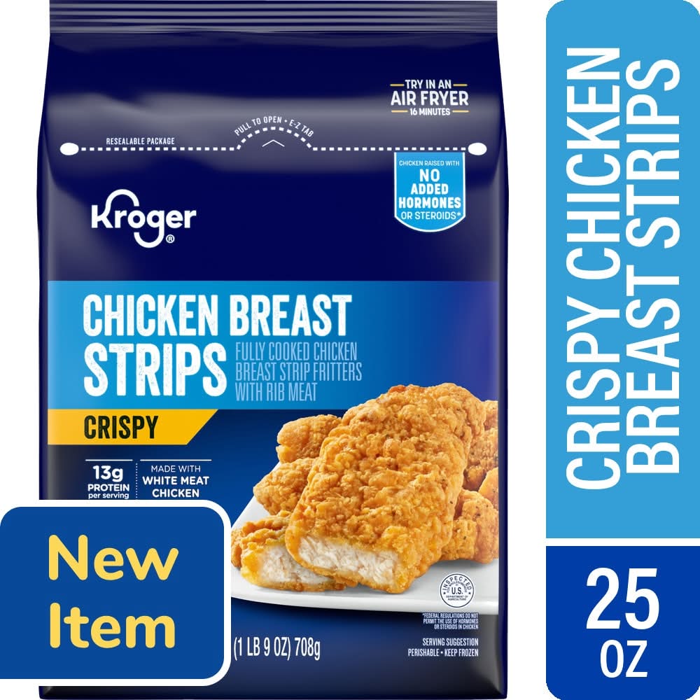 Kroger Crispy Chicken Breast Strips (25 oz)