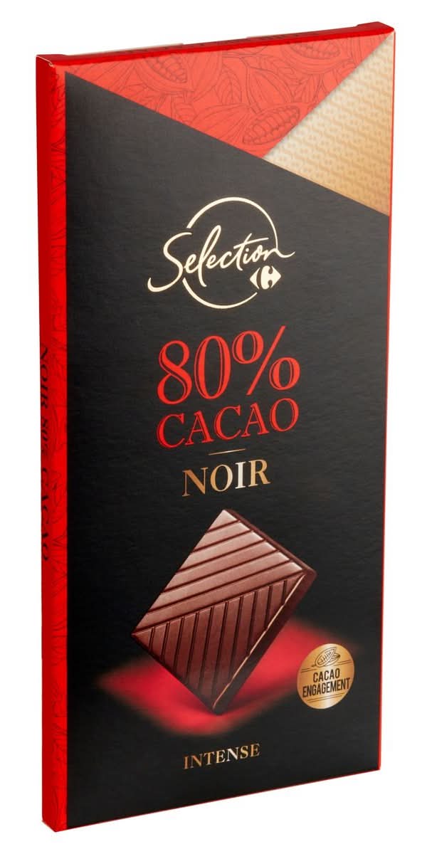 Carrefour Selection 80% Cacao Noir Intense 80 g
