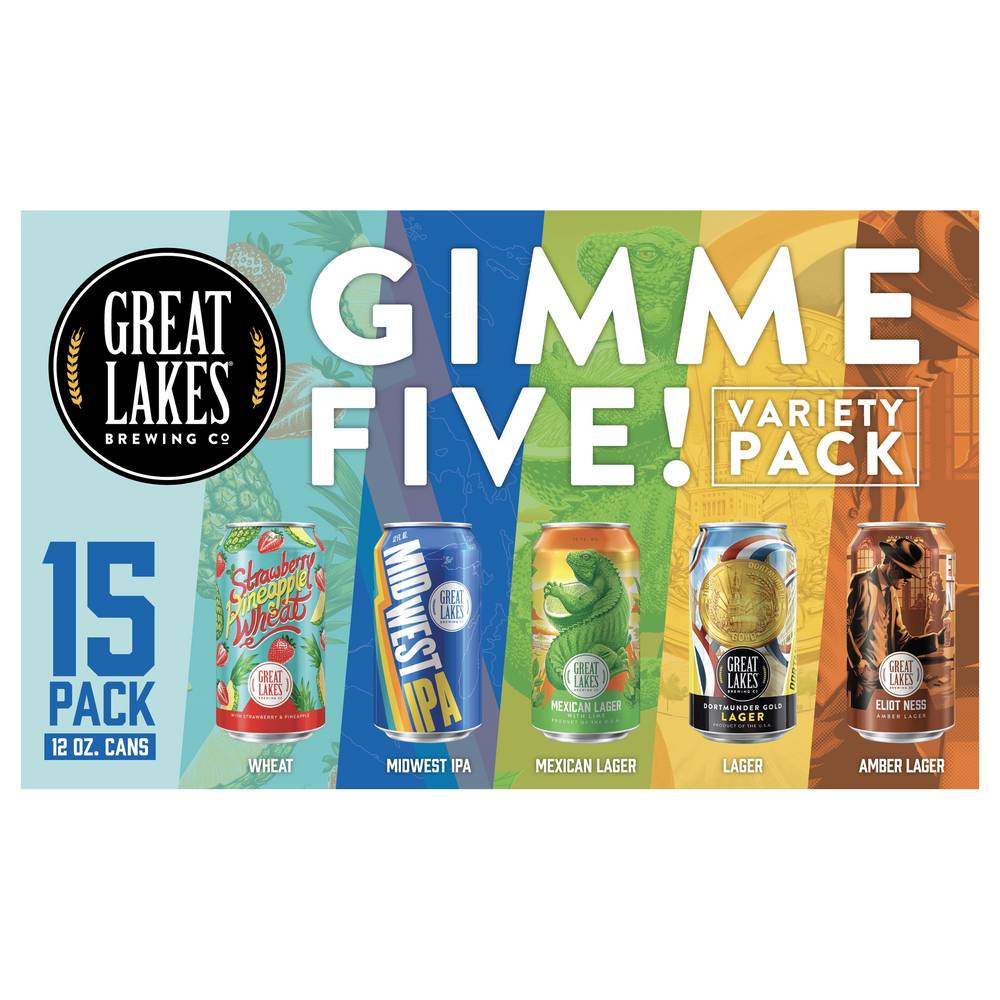 Great Lakes Brewing Gimme Five Beer (15 ct, 12 fl oz)