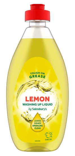 Sainsbury's Lemon, Washing Up Liquid For Dishes (500ml)
