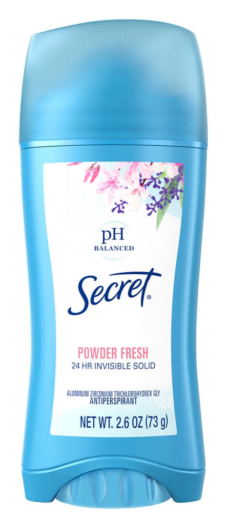 Secret Invisible Solid Antiperspirant And Deodorant Powder Fresh 2.6 Oz
