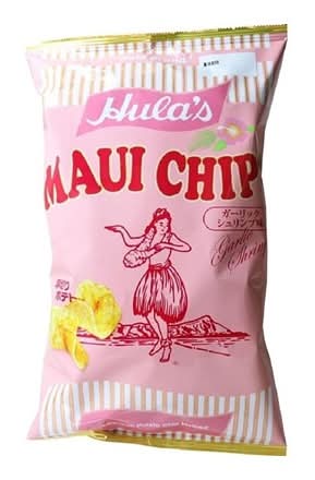 ソシオ工房　フラ印マウイチップス　ガーリックシュリンプ味　125g　J-789