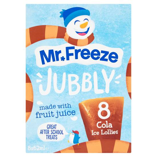 Mr Freeze Jubbly Cola Ice Lollies (8 pack)