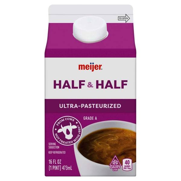 Meijer Half & Half Creamer