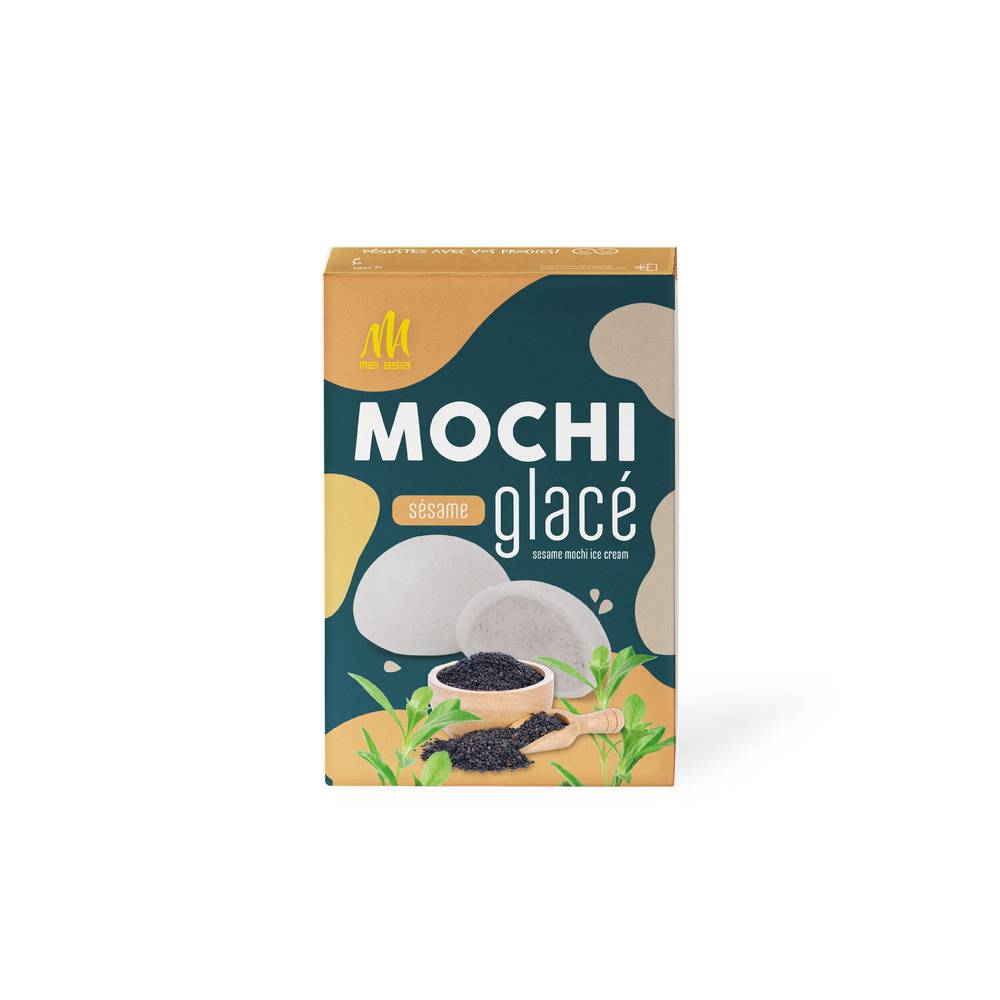 Dessert glacé mochi sésame MEI ASIA - le sachet de 180g