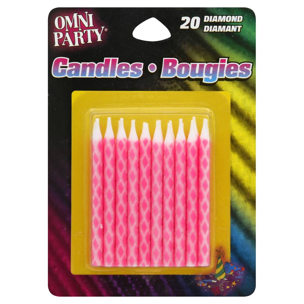 Omni Party Diamond Candles (20 ct)