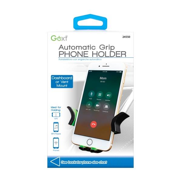 Goxt® Automatic Grip Dash or Vent Mount Phone Holder