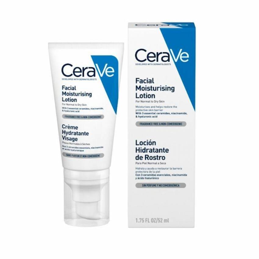 Cerave loción hidratante de rostro (tubbo 52 ml)