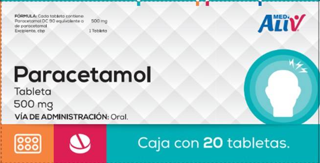 Medialiv · Paracetamol 500mg (20 un)