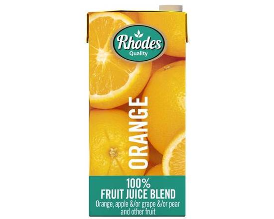 Rhodes Orange 100% Fruit Juice Blend 1l