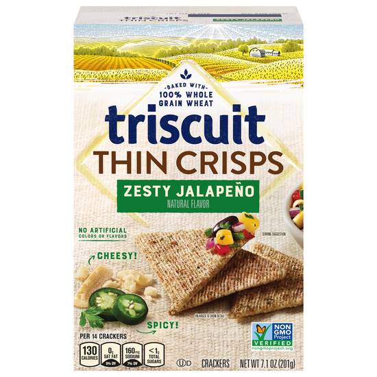 Triscuit Zesty Jalapeno Thin Crisps Crackers