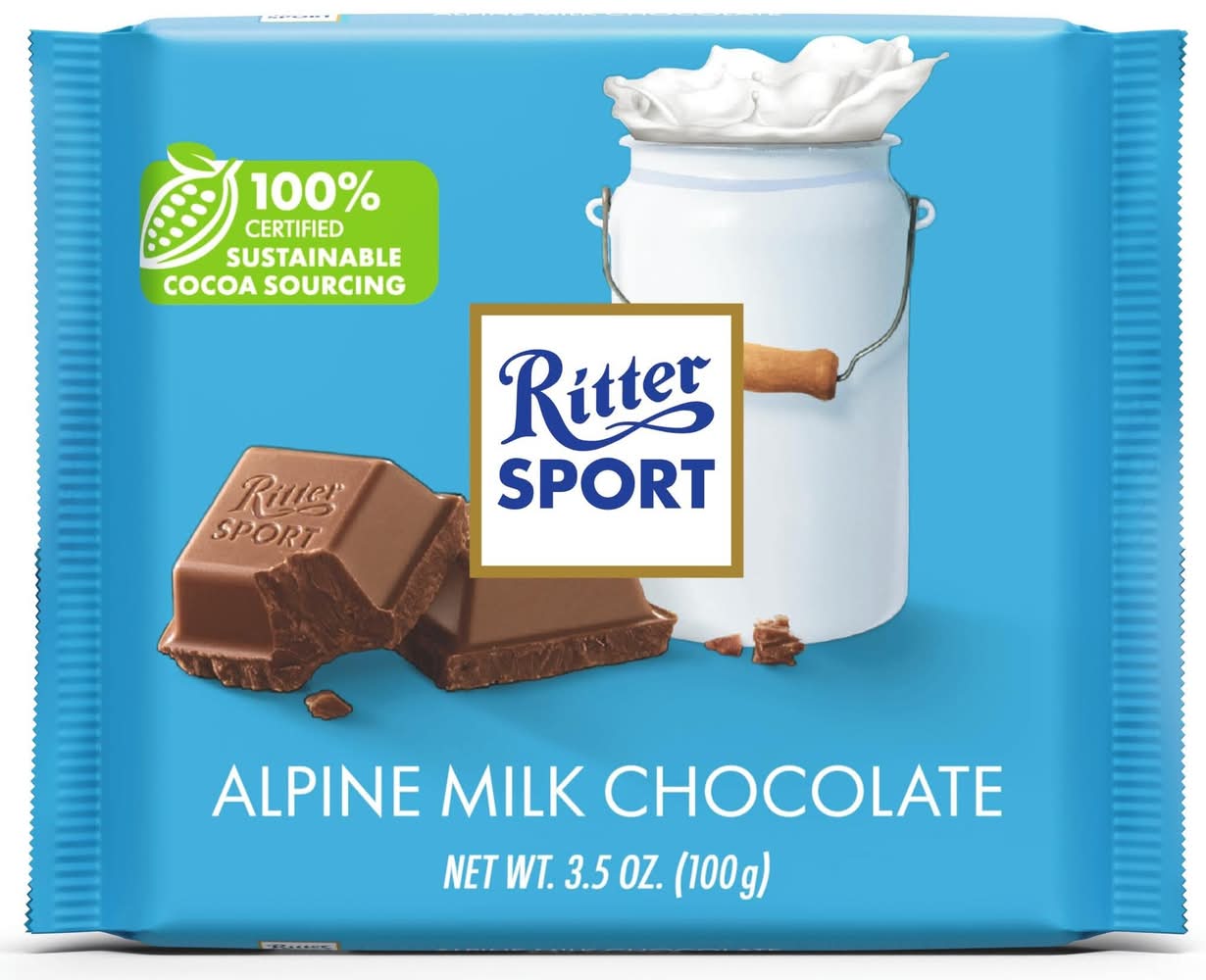 Ritter Milk Chocolate Bar 3.5oz