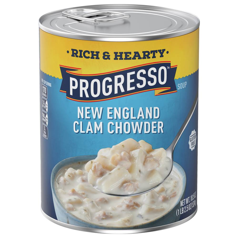 Progresso Rich & Hearty New England Clam Chowder Soup (18.5 oz)