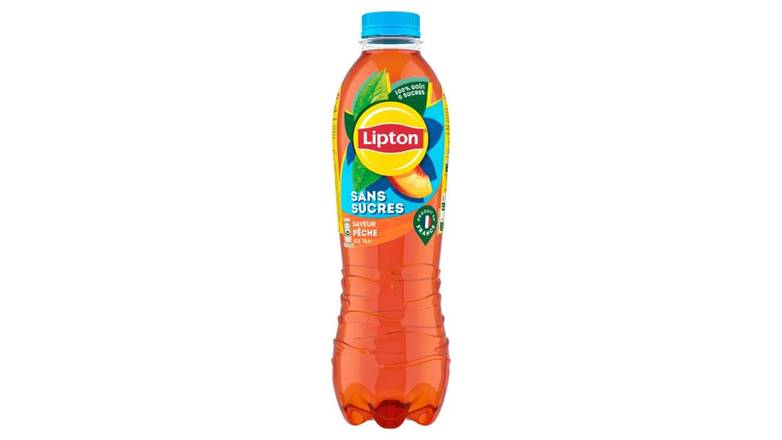 Lipton 1.25l lipton zero peche La bouteille de 1,25l
