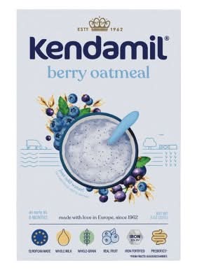 Kendamil Oatmeal Cereal Baby Food, Berry (8 oz)