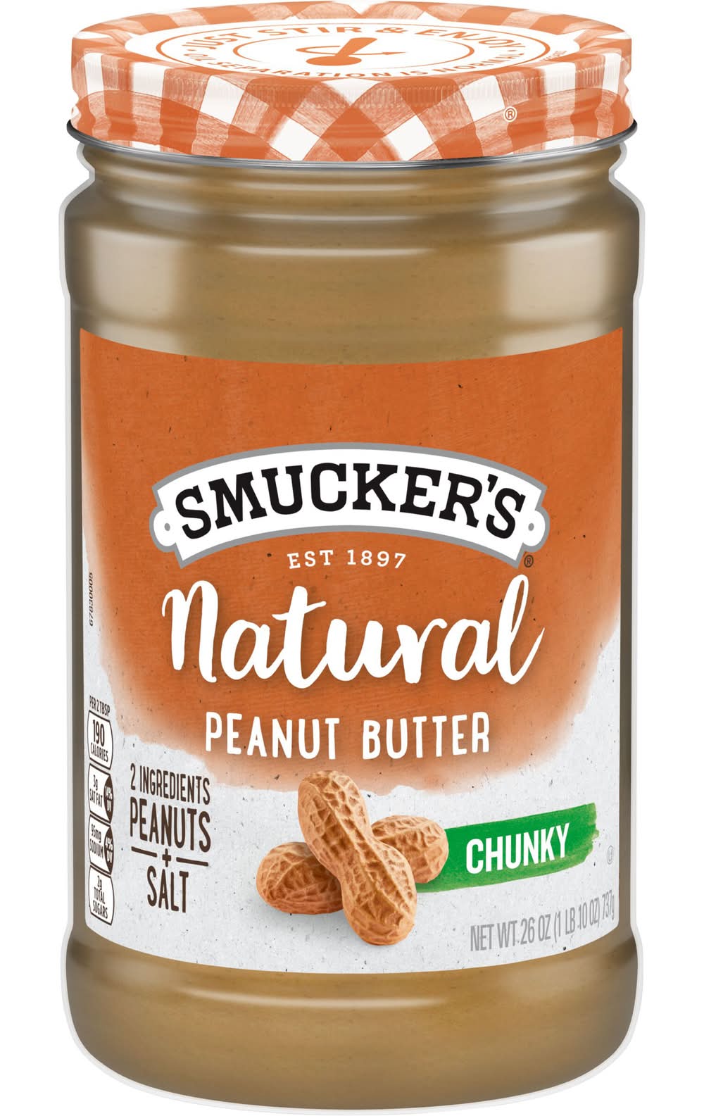 Smucker's Natural Crunchy Stir Peanut Butter (2.5 oz)