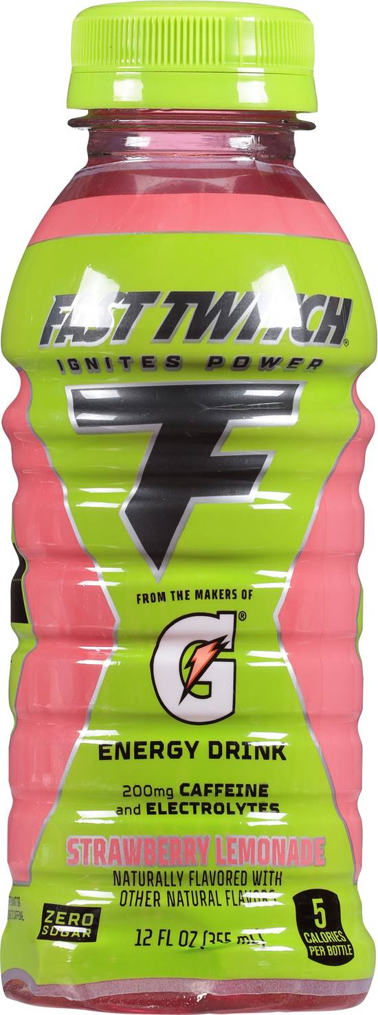 Fast Twitch Energy Drink Strawberry Lemonade (12 fl oz)