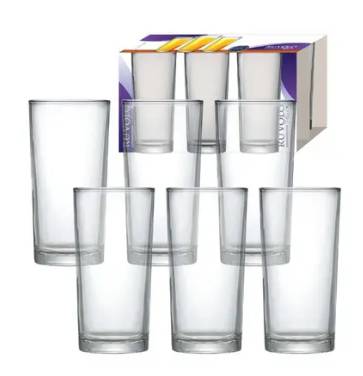 Ruvolo conjunto de copos de vidro (6 un, 255 ml)