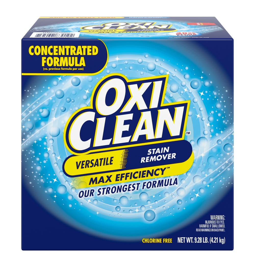 OxiClean Max Efficiency Versatile Stain Remover Powder 9.28 Count Laundry Stain Remover | 5703783019