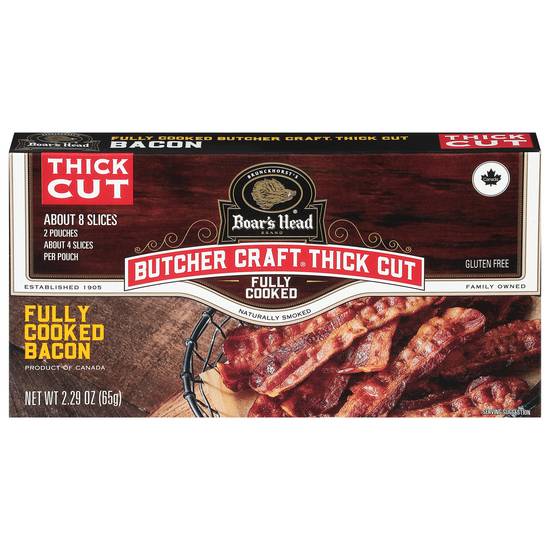 Boar's Head Thick Cut Fully Cooked Bacon (2.3 oz)