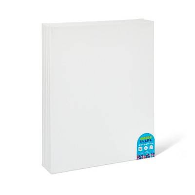 Mondo Llama Stretched Canvas Set, 16 X 20 Inches, White (5 ct)