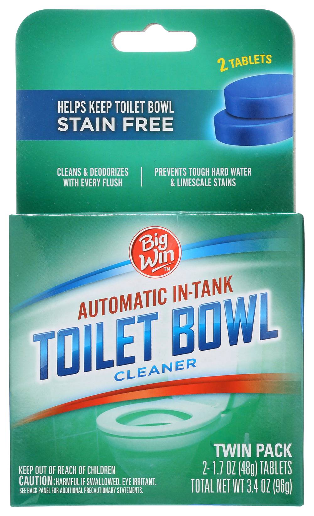 Big Win Toilet Bowl Cleaning Tablets (2 ct)