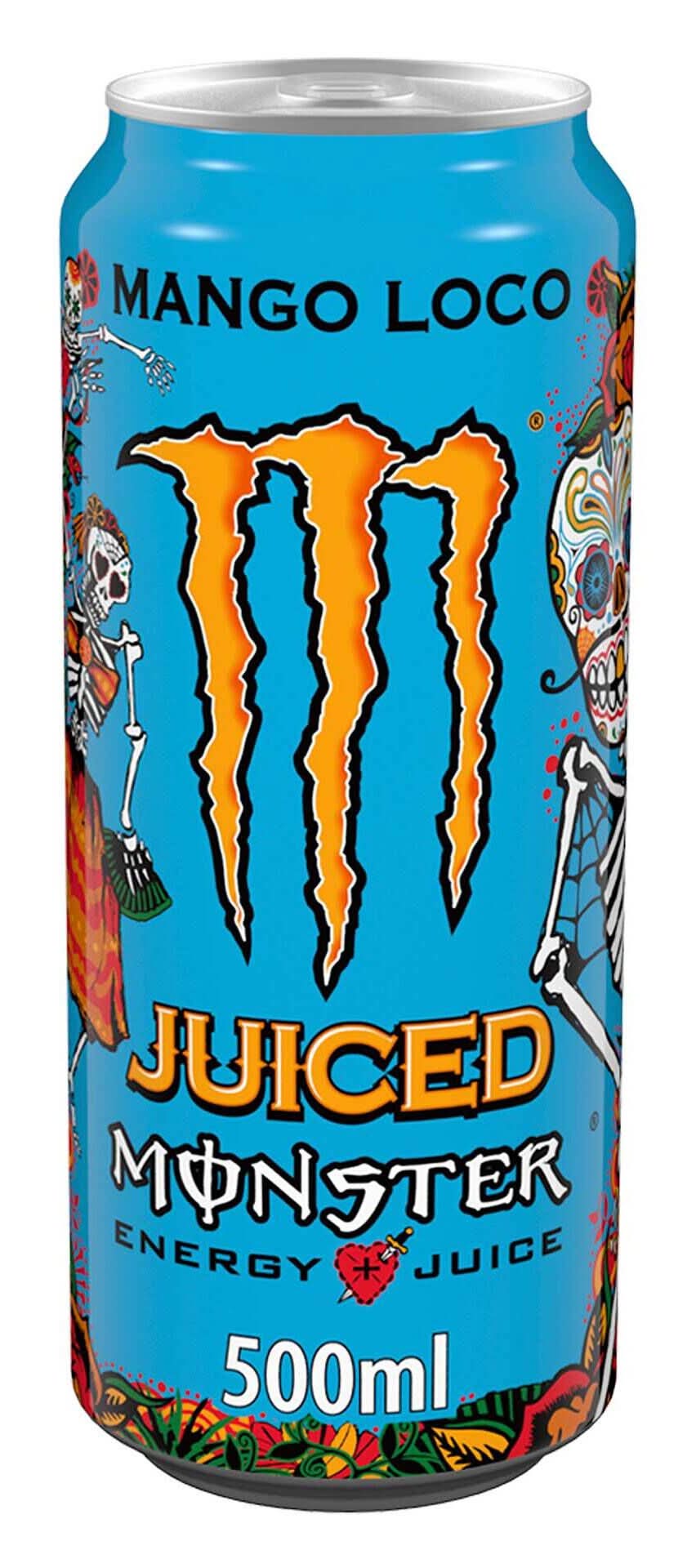 Bebida Energética Mango Loco Monster (emb. 50 cl)