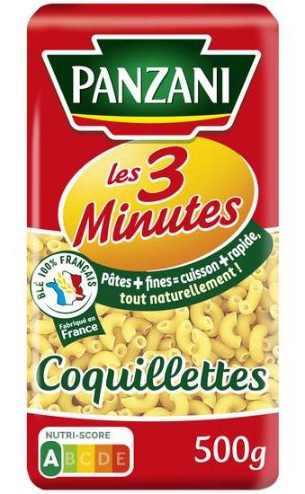 Panzani coquillettes 3 minutes 500g - 500g