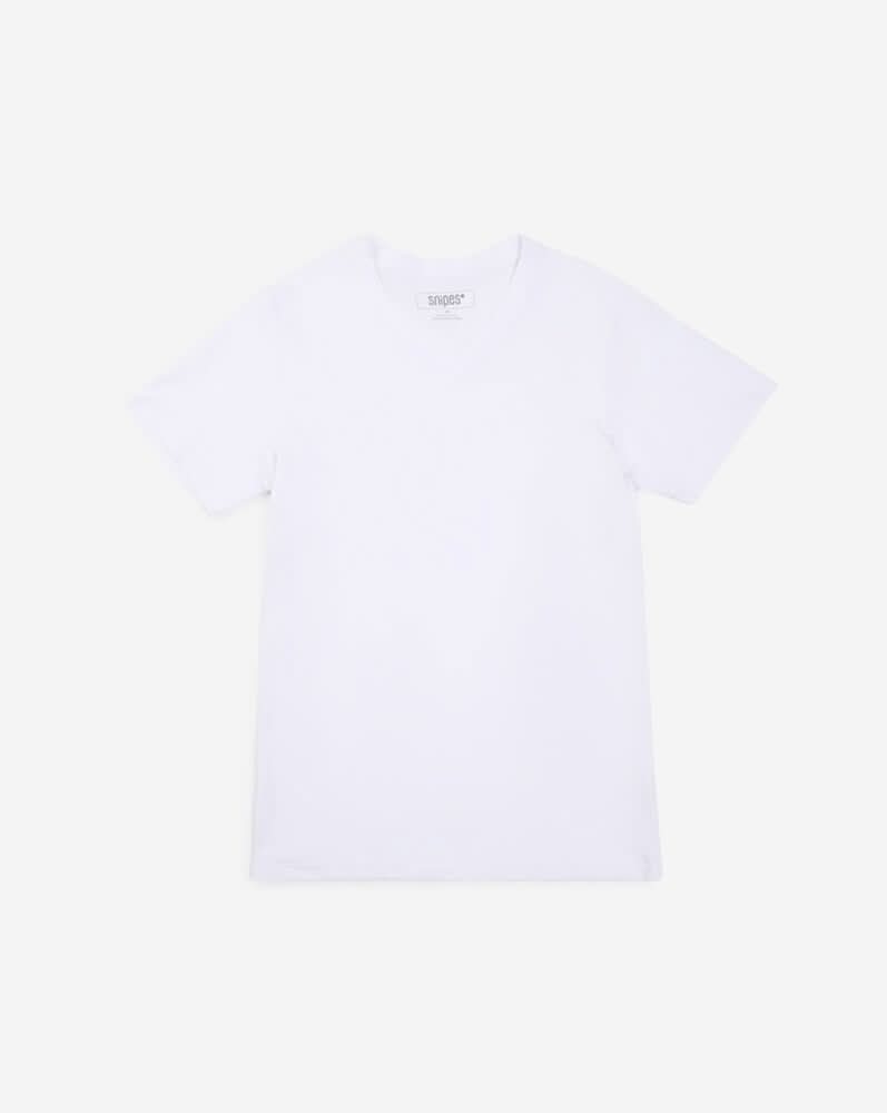 Snipes V Neck T-Shirt (White - L)