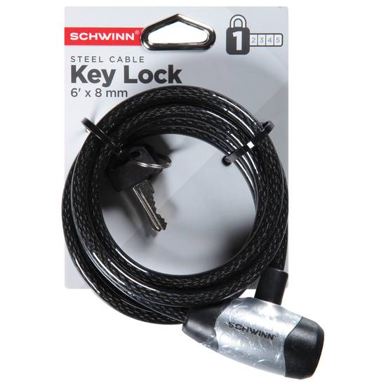 Schwinn 6 Inch X 8 mm Key Lock