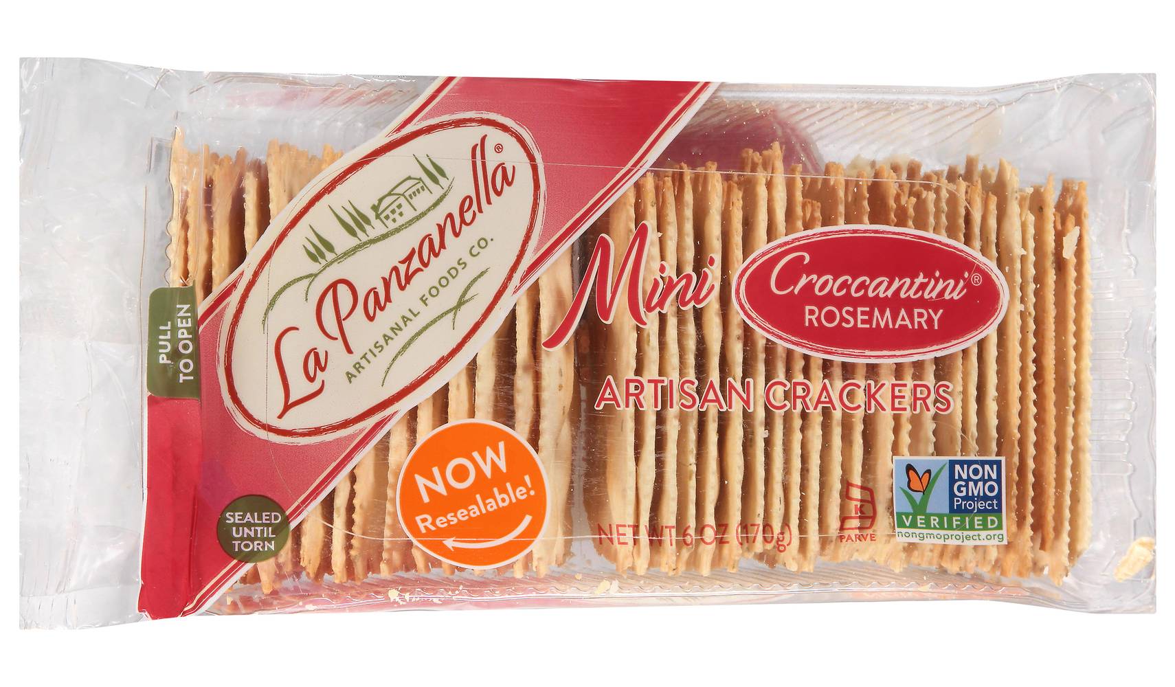 La Panzanella Mini Rosemary Croccantini Crackers (6 oz)