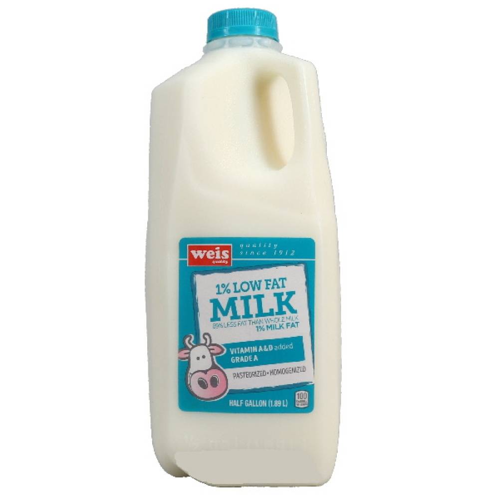 Weis Quality 1% Lowfat Milk (1.89 L)