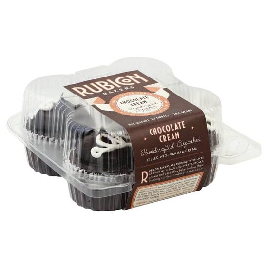 Rubicon Bakers Chocolate Cream Handcrafted Cupcakes (10 oz)