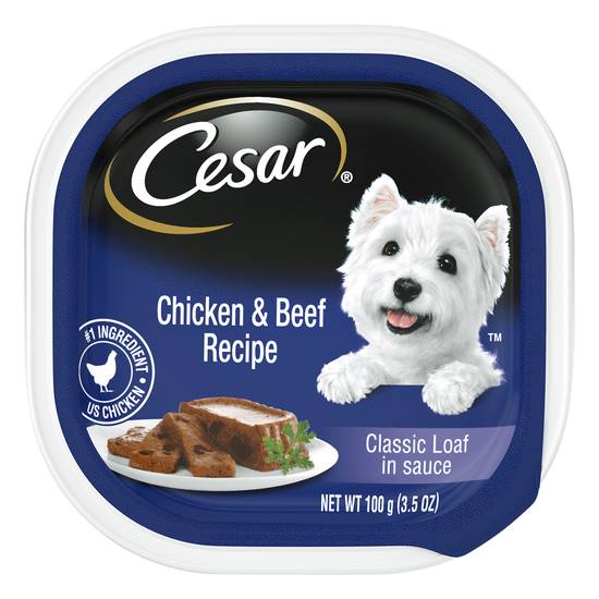 Cesar Classic Loaf in Sauce Chicken & Beef Recipe